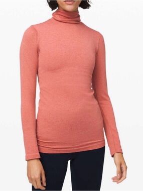 Lululemon Yin Vibes Turtleneck in Copper Clay Size 6
